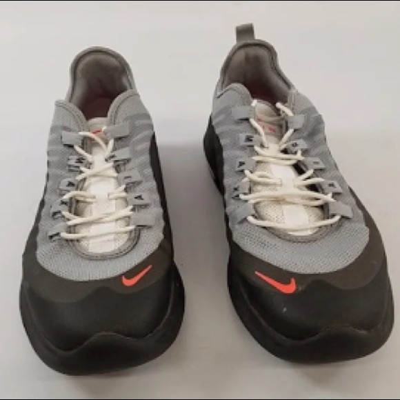 Nike Air Max Axis Running Shoes Wolf Grey Crimson - Picture 2 of 6